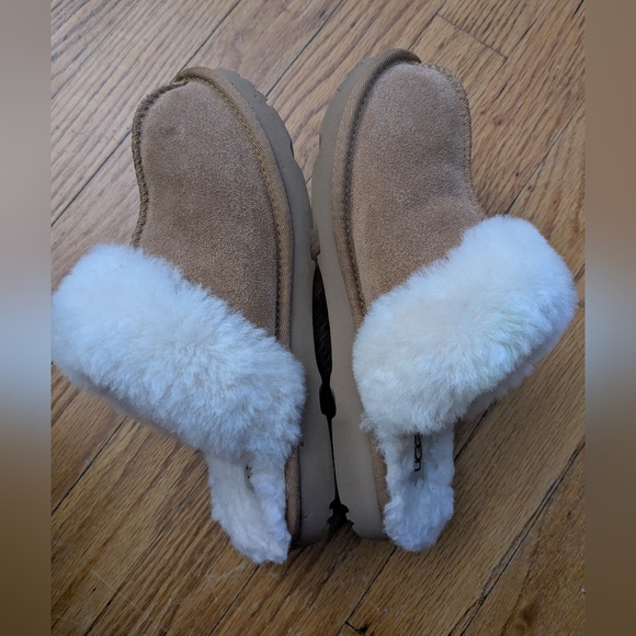 UGG Women's Disquette Slippers Chestnut Suede Upper - Picture 6 of 11